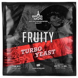 Спиртовые дрожжи Fruity Turbo (Bragman), 72 г